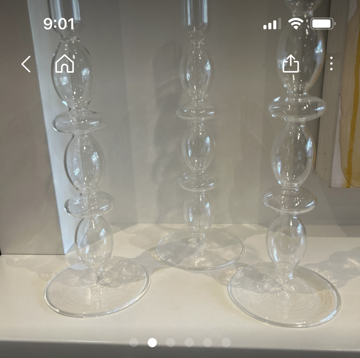 Glass Candlesticks, 4, cb2 image indicator(3)