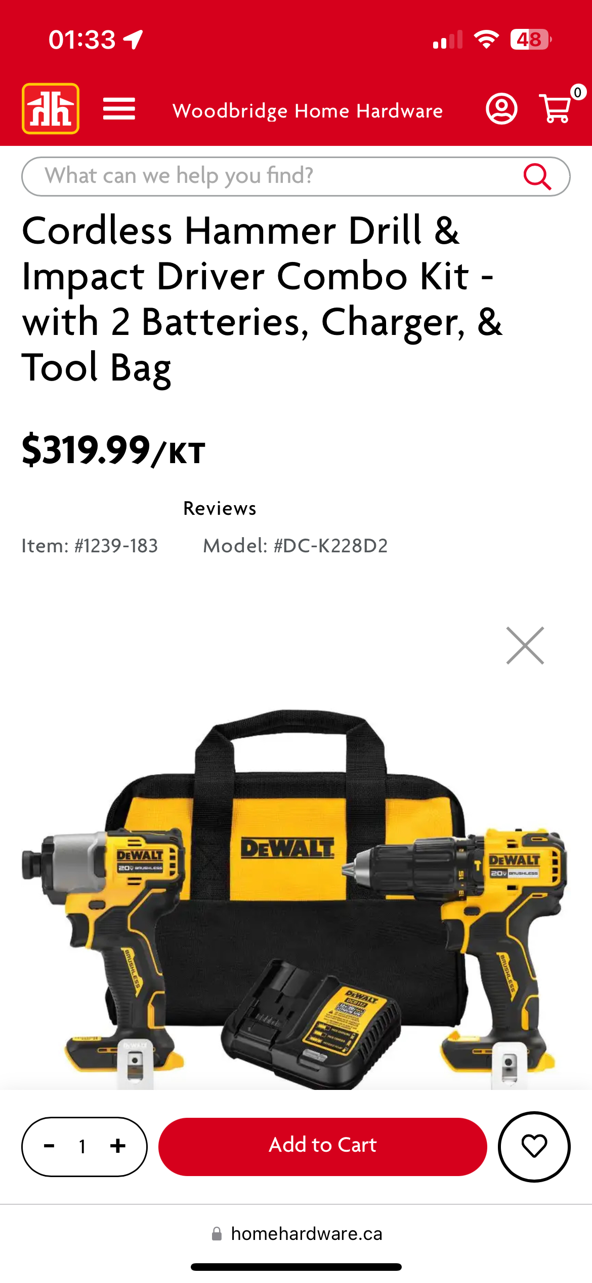 30% off DeWALT Drill/Hammer Drill/Impact Driver Combo Kit - photo 5