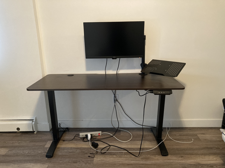 Sit stand desk