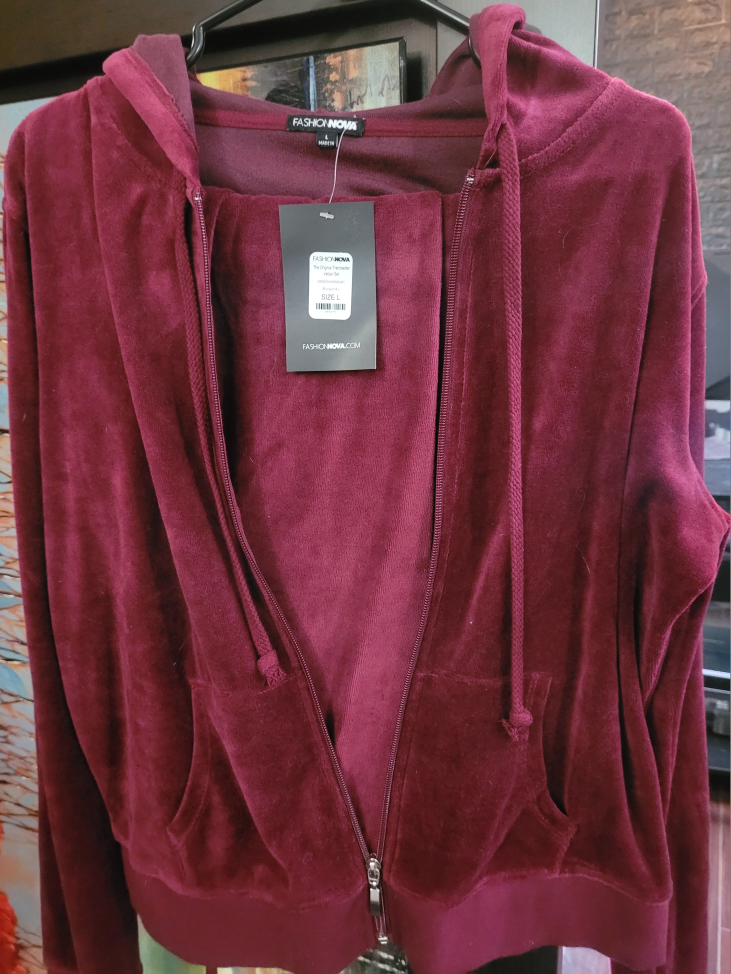 Brand new Women's Velour jumpsuit thumbnail