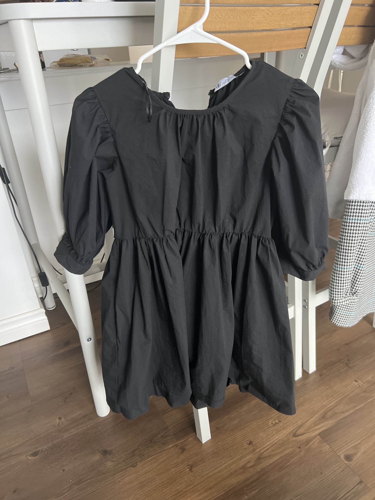 Open back dress black thumbnail