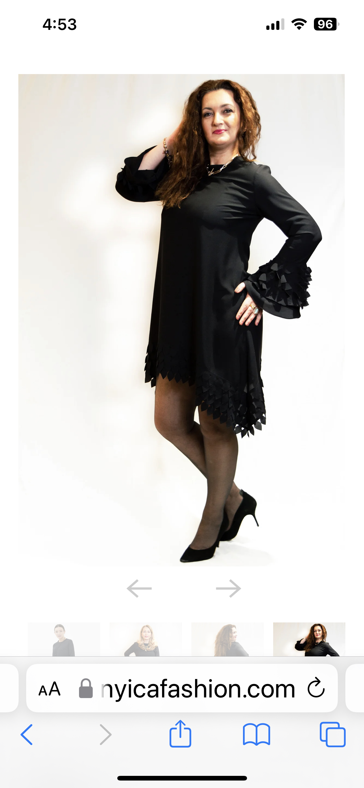 Gorgeous black dress image indicator(3)