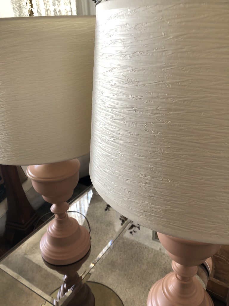 Set of 2 Sweet Pink MCM Table Lamps - photo 5