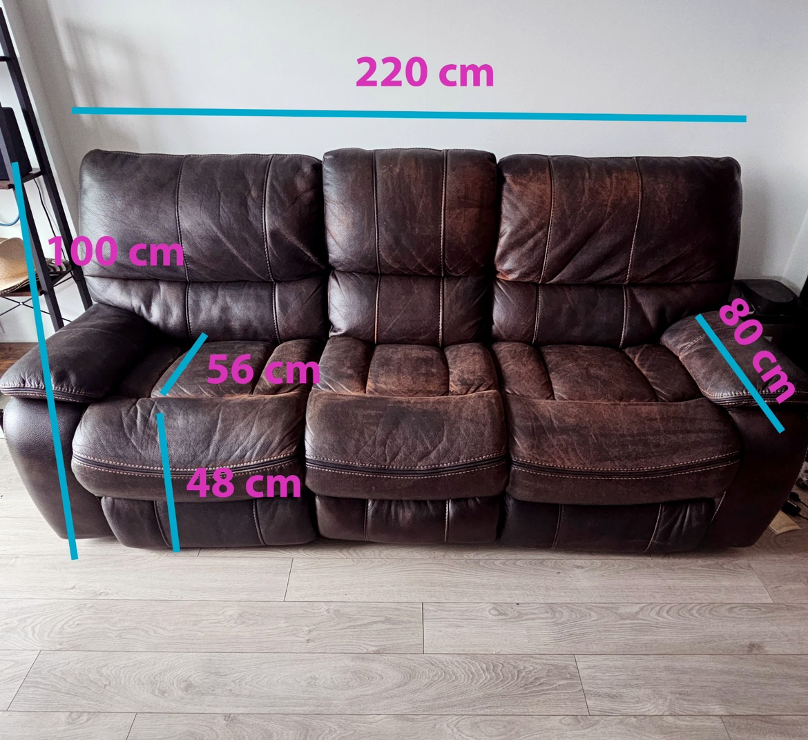 Reclining Couch / Sofa - photo 4