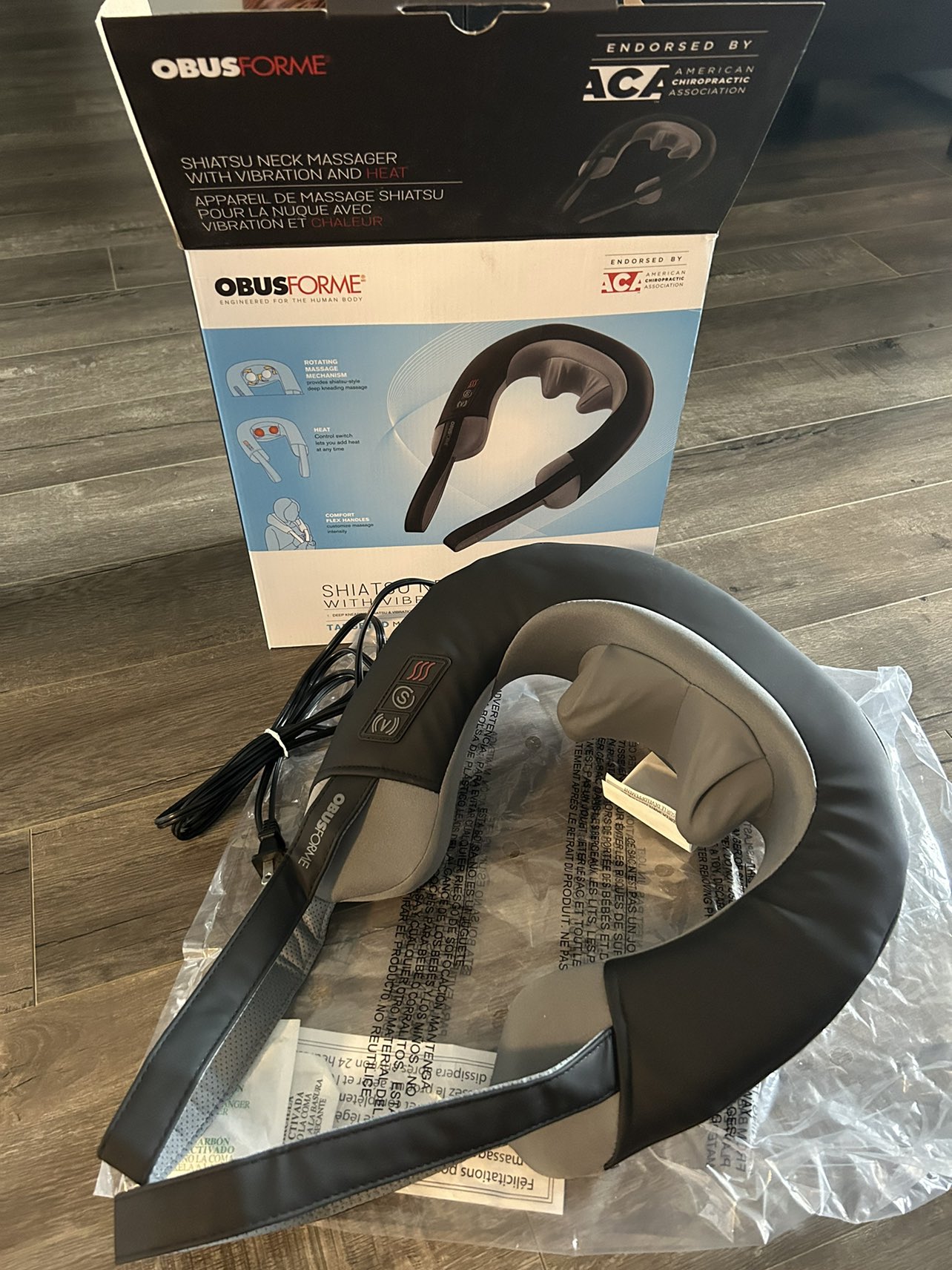 Shiatsu Neck Massager with vibration and heat - photo 3