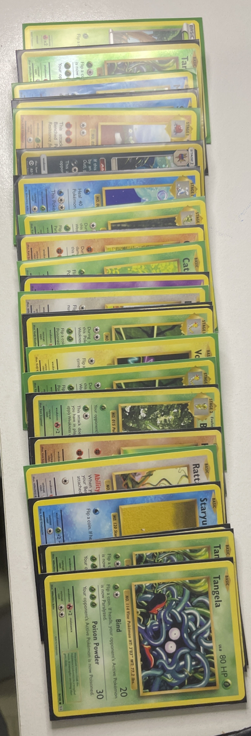 Bunch of vintage Pokemon cards thumbnail