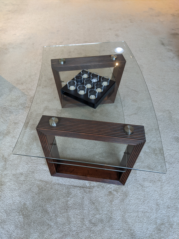 Glass Coffee Table - Must Pick Up on Tues Oct 17 - photo 4