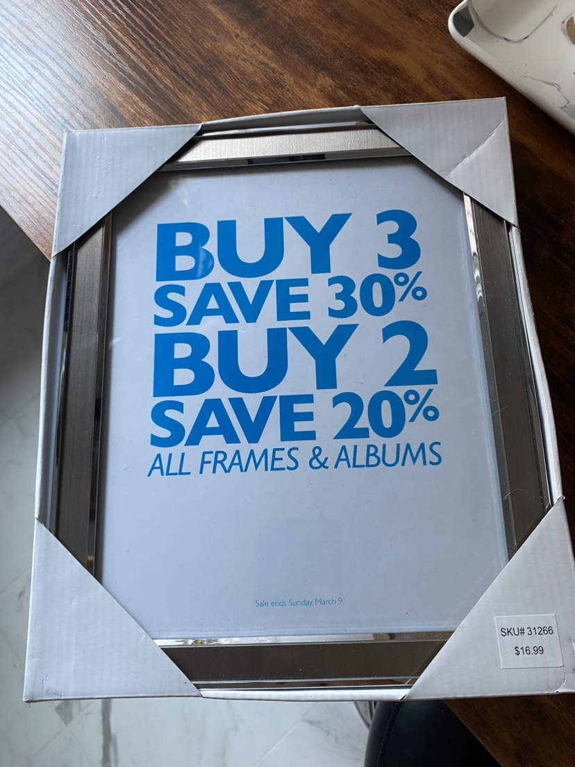 Brand new picture frame 8x10