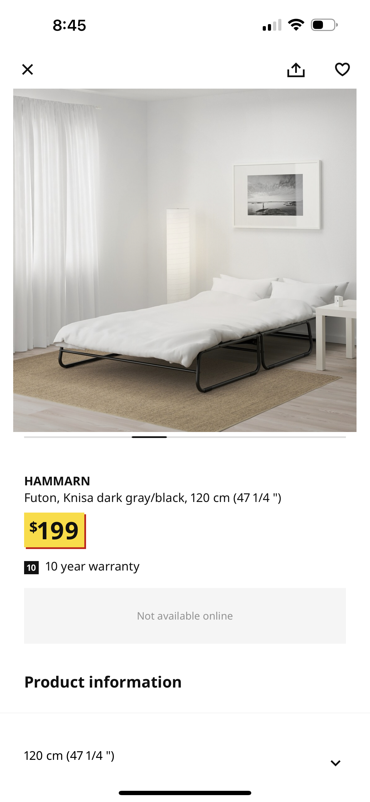 Hammarn sofa bed - photo 3