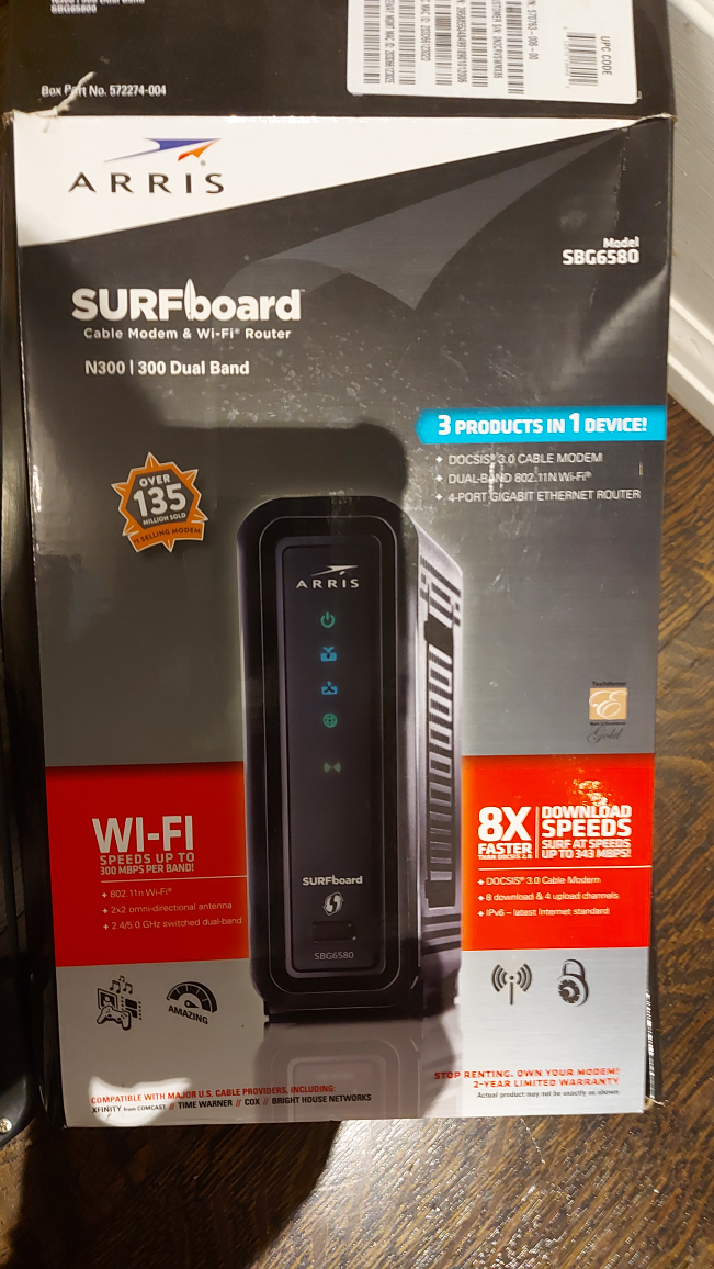 arris wifi moden and router thumbnail