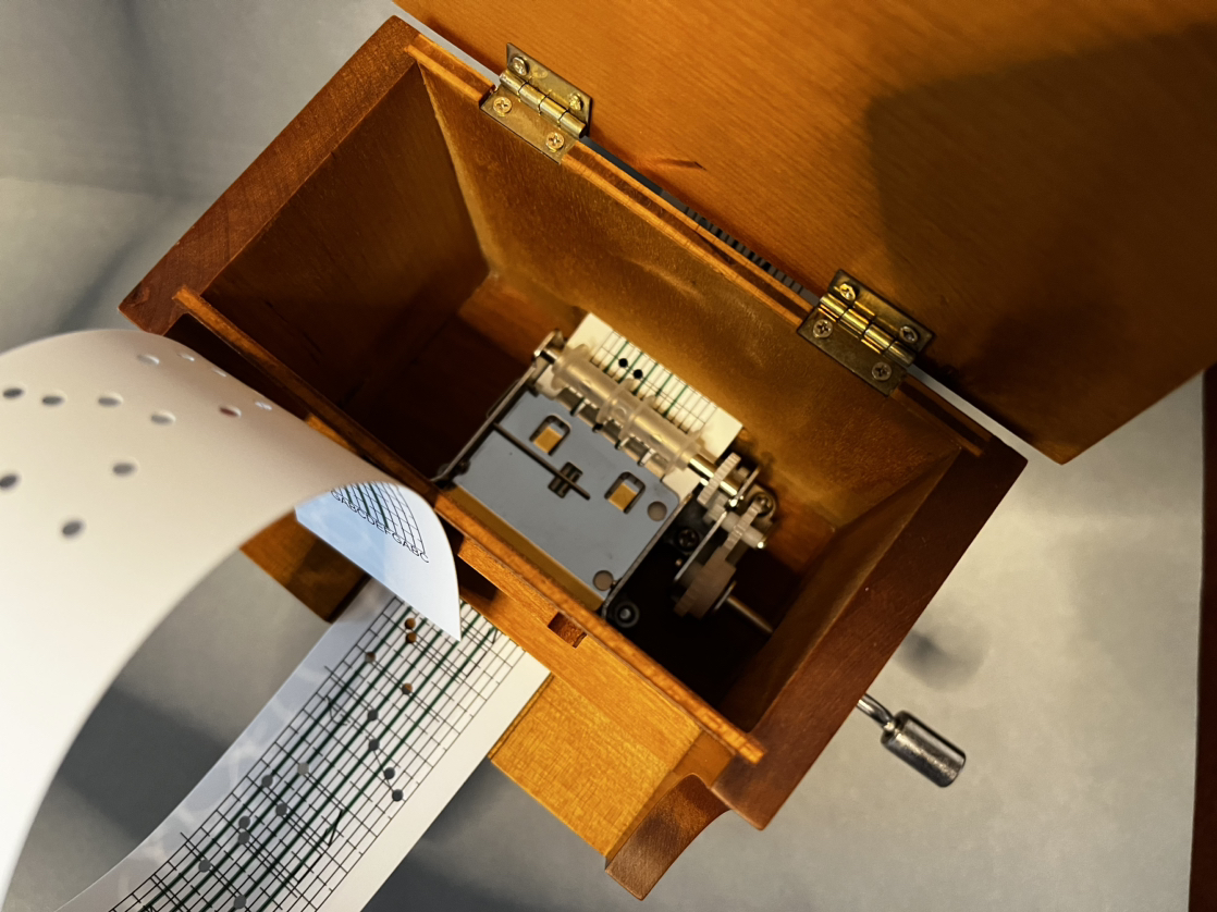 DIY hand crank paper strip music boxes - photo 3