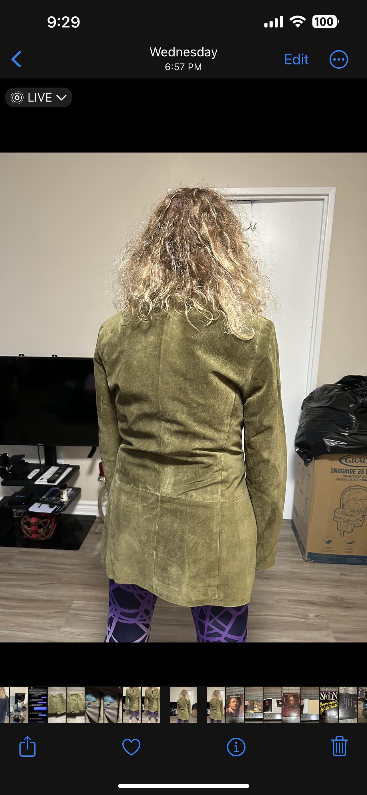 Danier suede leather and short skirt - photo 2