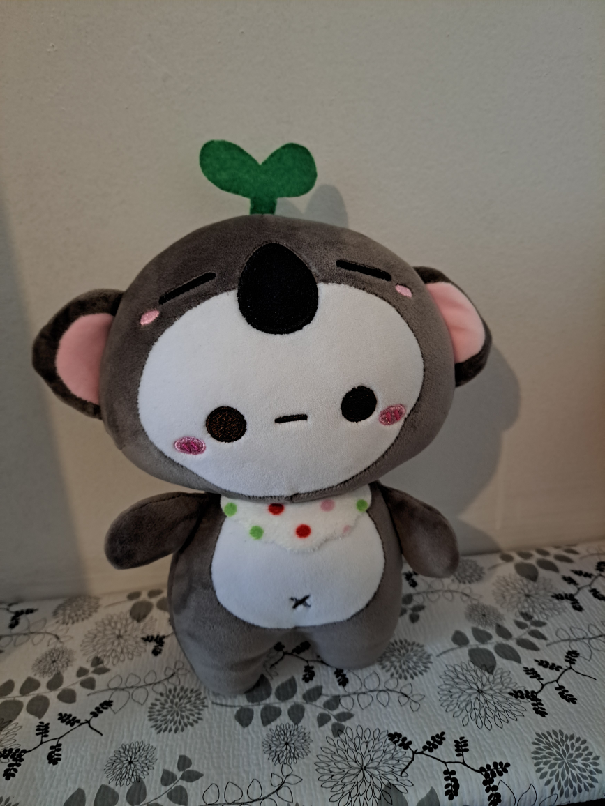 Turnip child in a koala costume