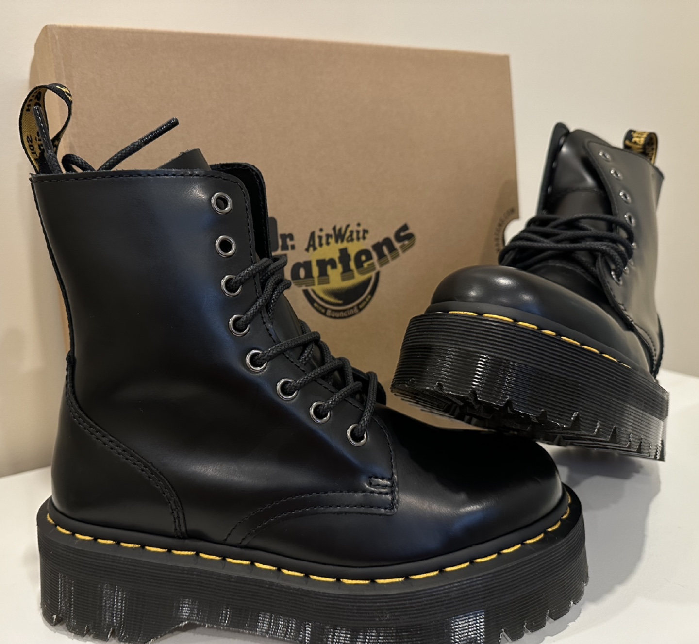 JADON BOOT SMOOTH LEATHER PLATFORMS - photo 5