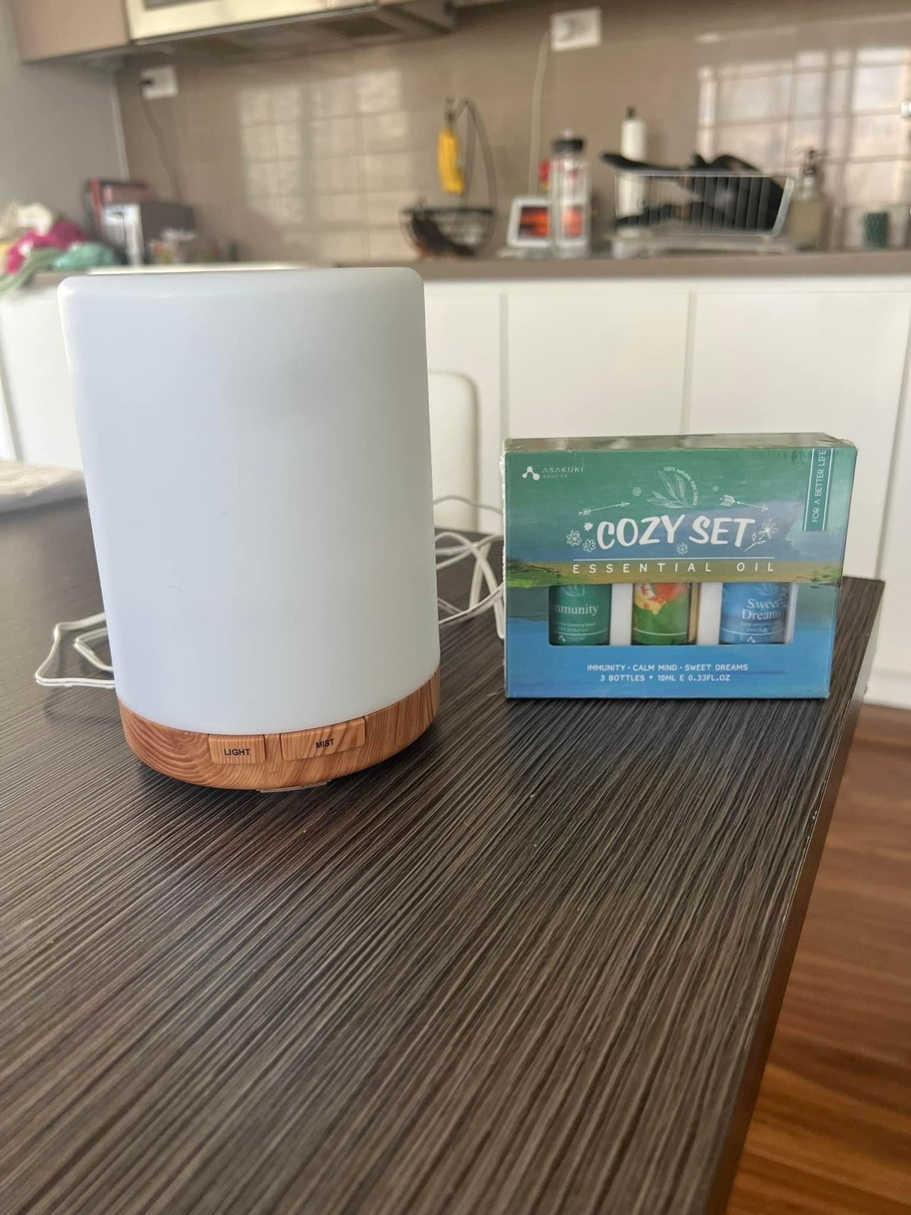 New diffuser with essential oils