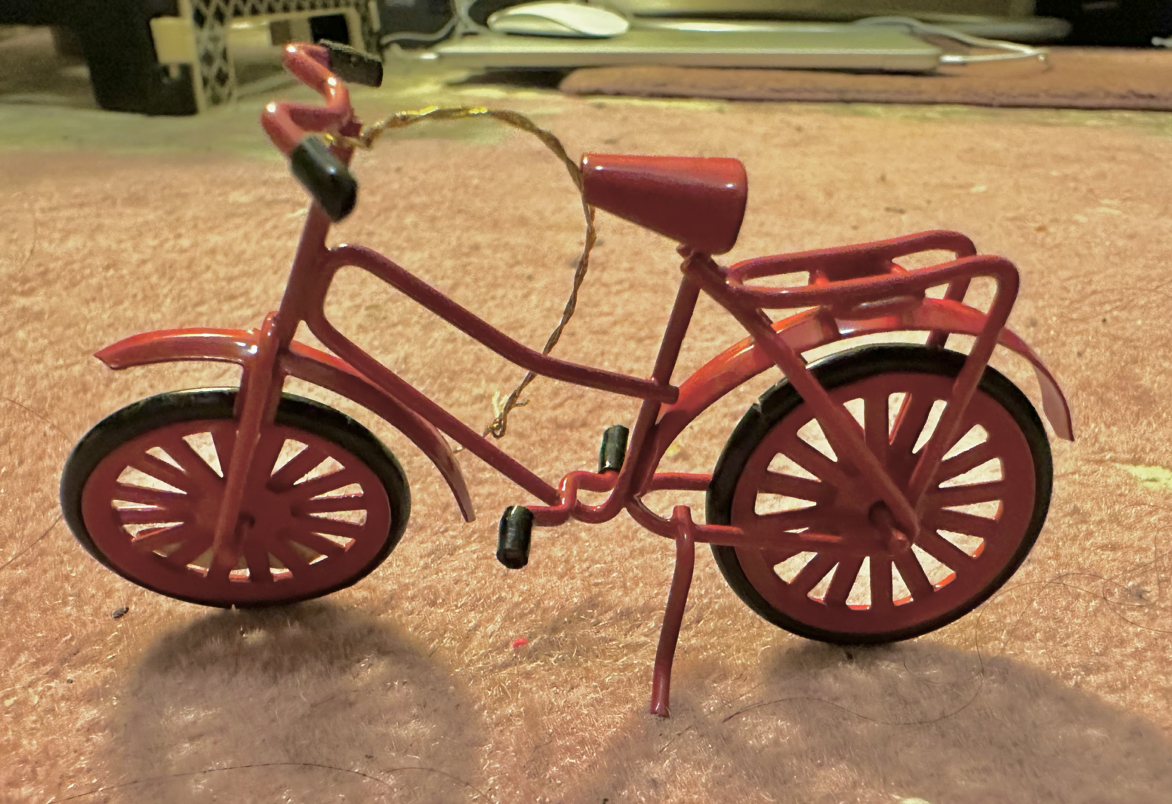 Metal Bicycle Ornament- New in Box - photo 3
