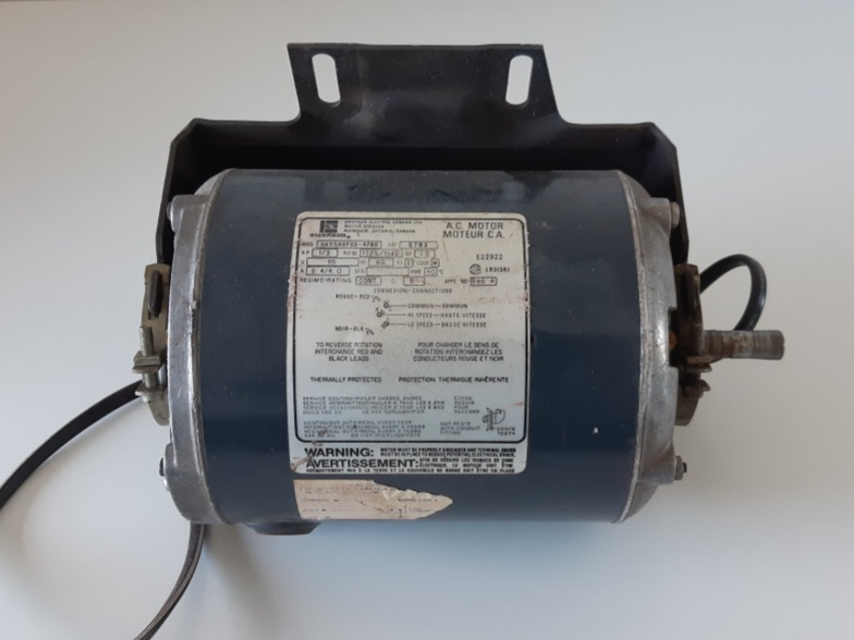 Motor 1/3 HP, RMP 1725/1140, great working condition