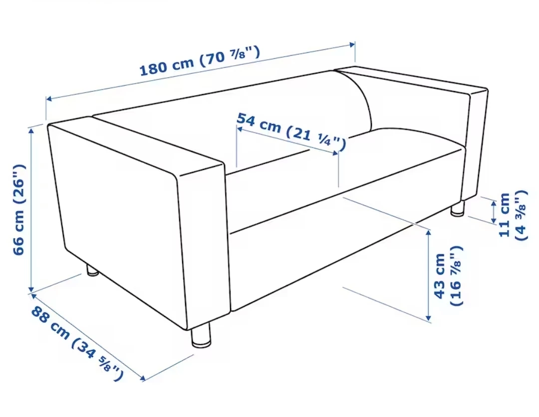 SOFA / COUCH KLIPPAN - photo 2