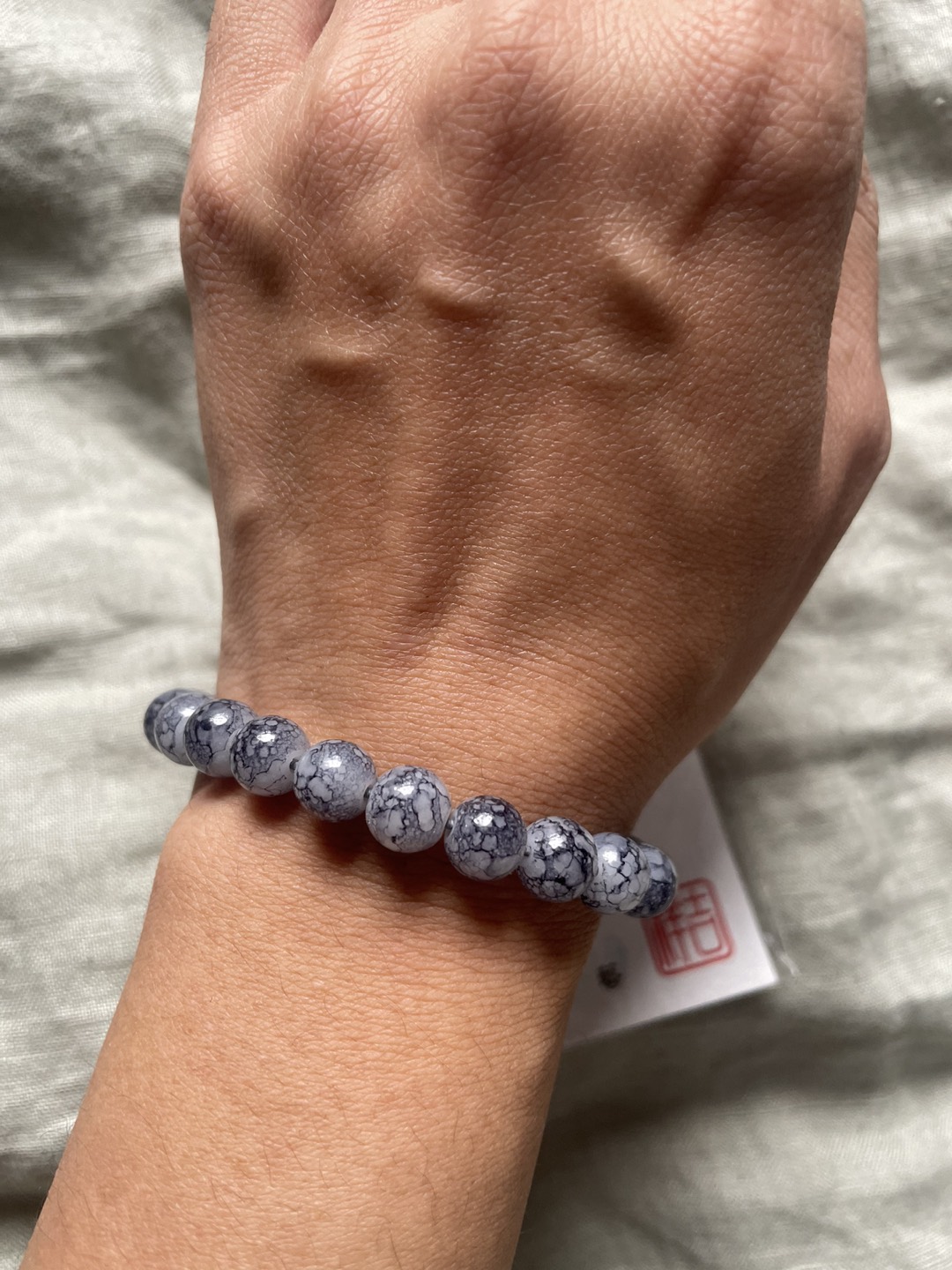 Cat’s eye stone crystal bracelet image indicator(2)