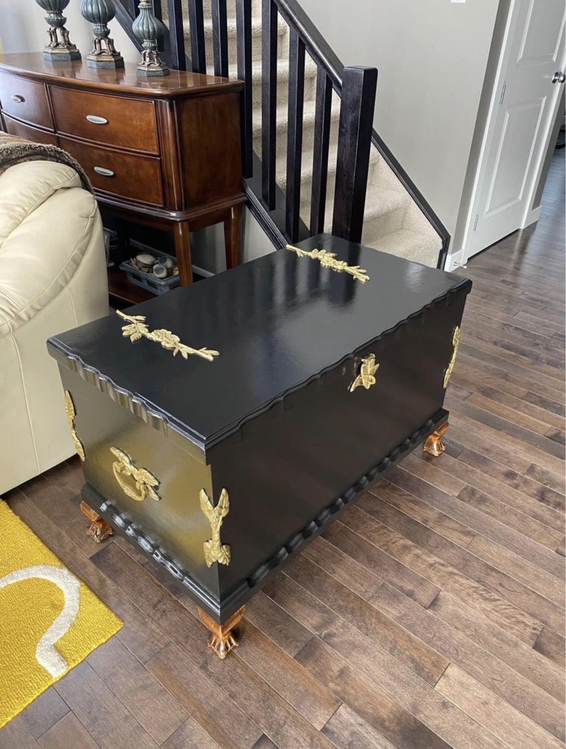 🏆 Luxurious bronze ornaments chest / coffee table / trunk - photo 3