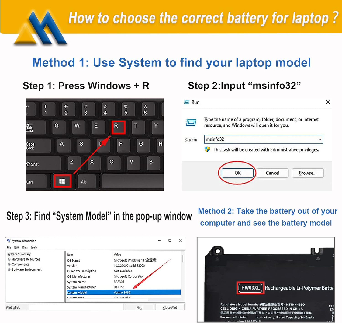 New HP Pavillion battery replacement HW03XL  #SellingSpree - photo 4