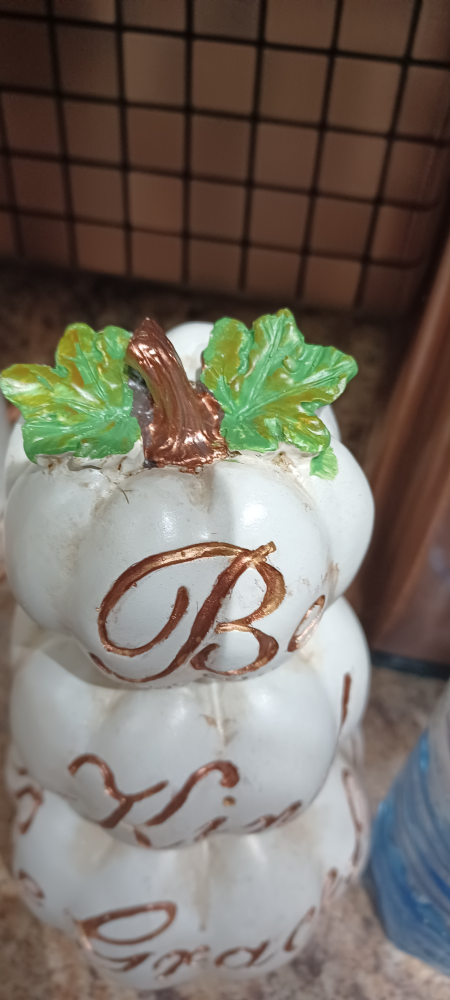 Decorative Stacking Pumpkin 8.5 inches image indicator(3)