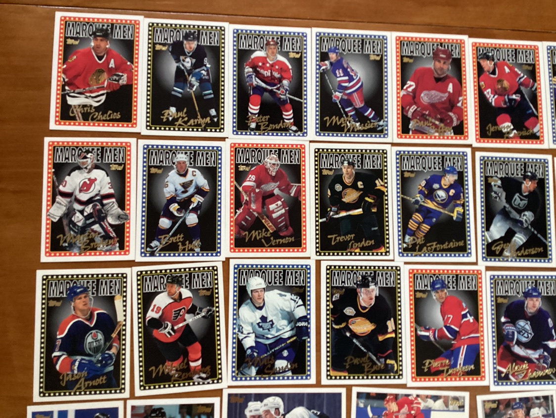1995-96 TOPPS Hockey Cards Complete Set. 1 - 220 ! - photo 2