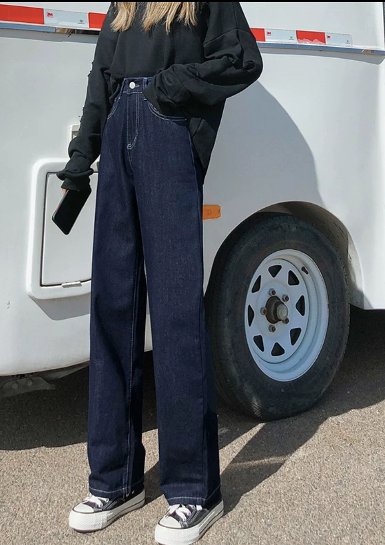 Extra warm Women high waisted fleece lined pants with pockets thumbnail
