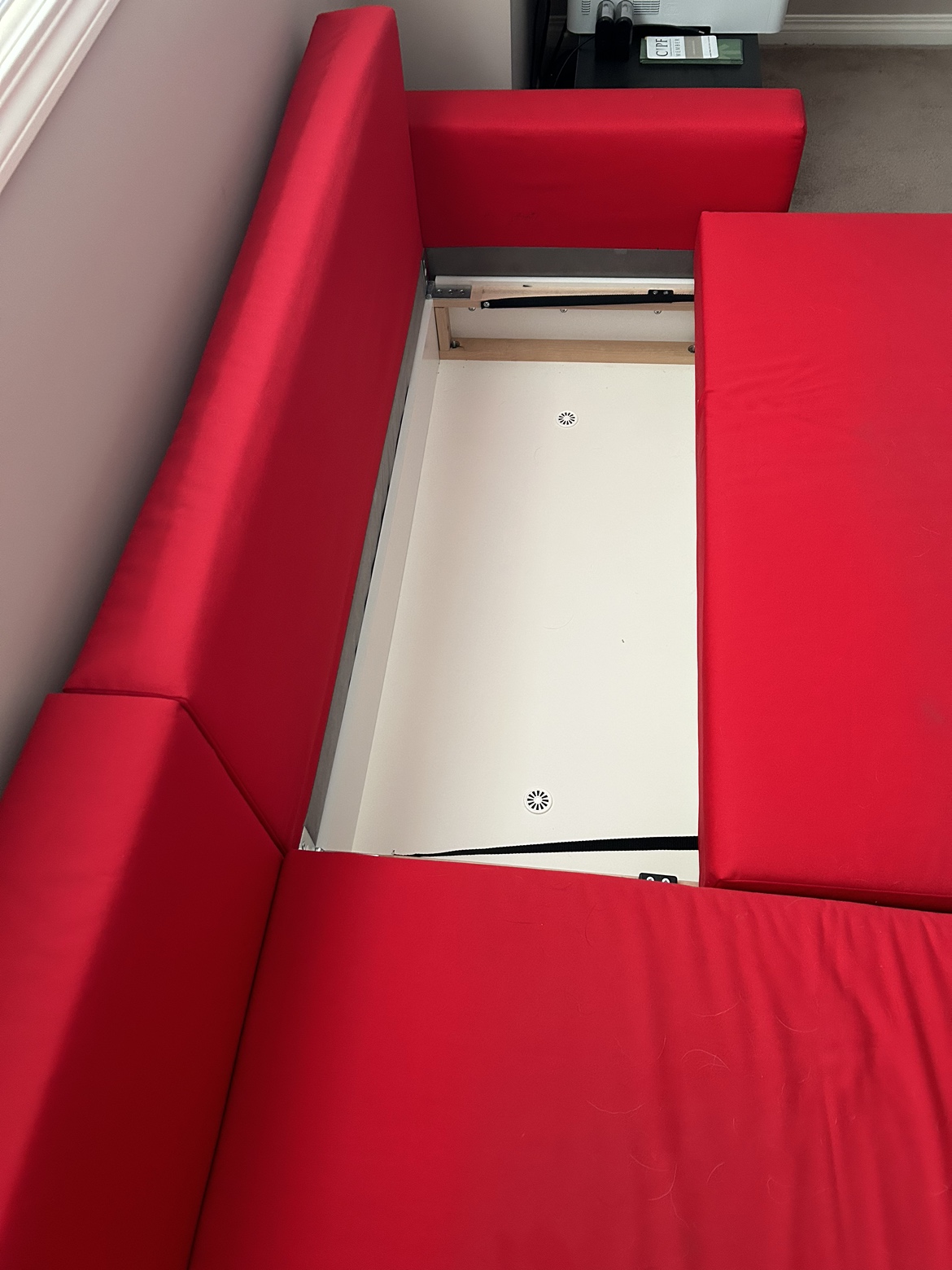 IKEA couch with storage - photo 2