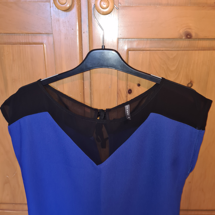 NAFNAF -Blue sleeveless dress image indicator(2)