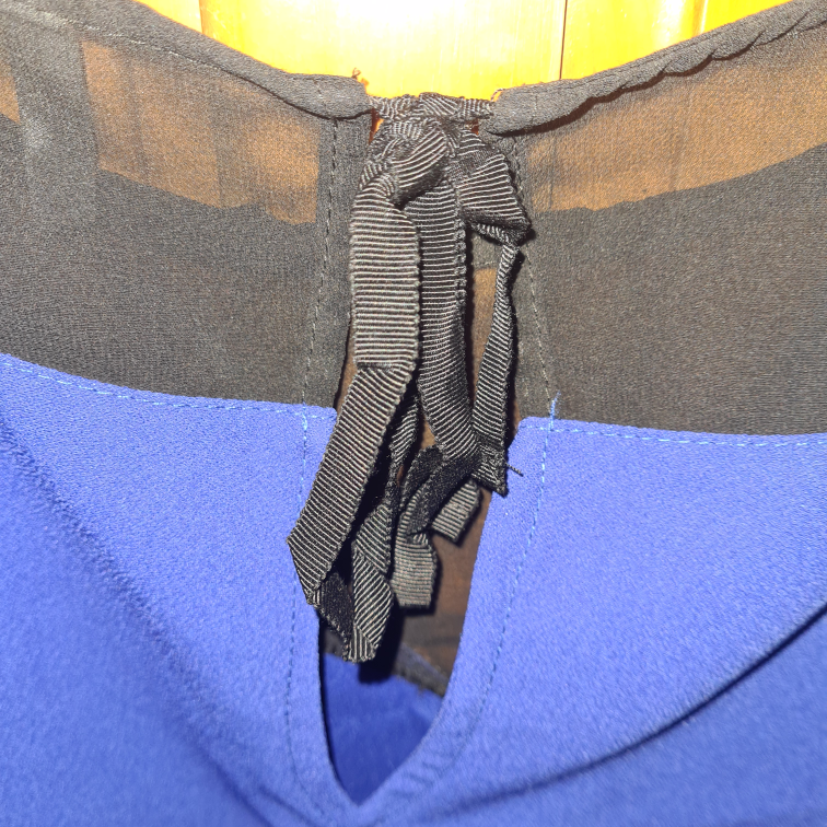 NAFNAF -Blue sleeveless dress image indicator(5)