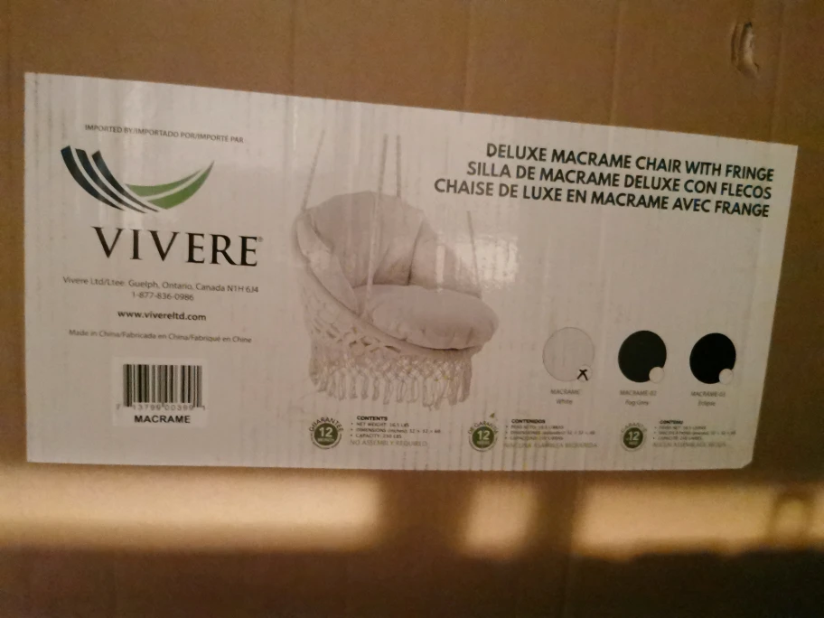 viviere macrame natural chair boho image indicator(3)