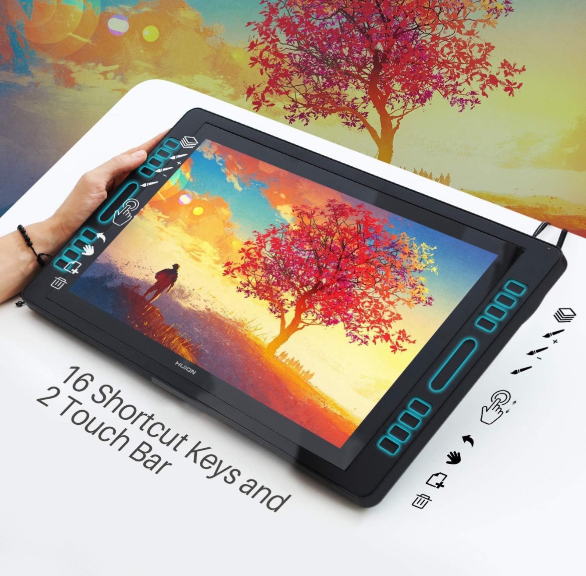 Unopened, unused Huion Kamvas Pro 20 image indicator(9)