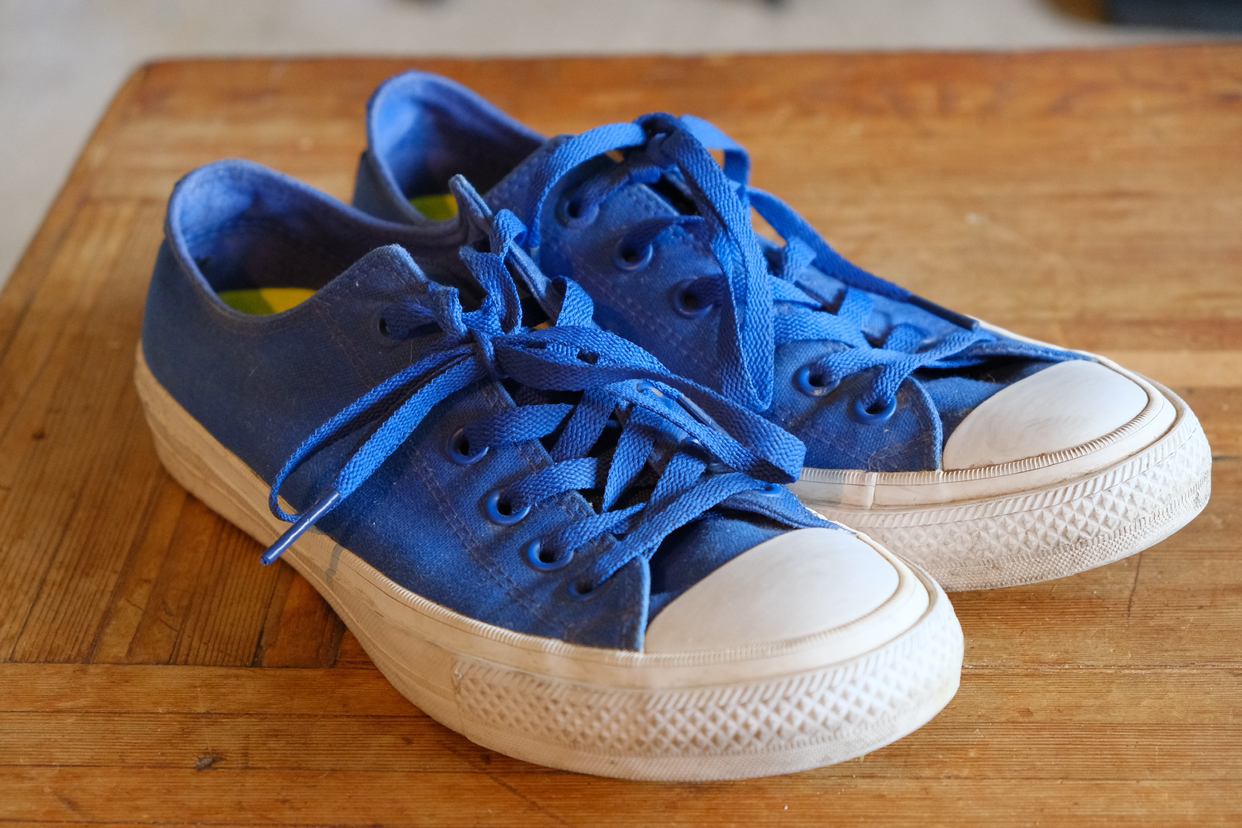 Blue Converse shoes (Men’s size 8)