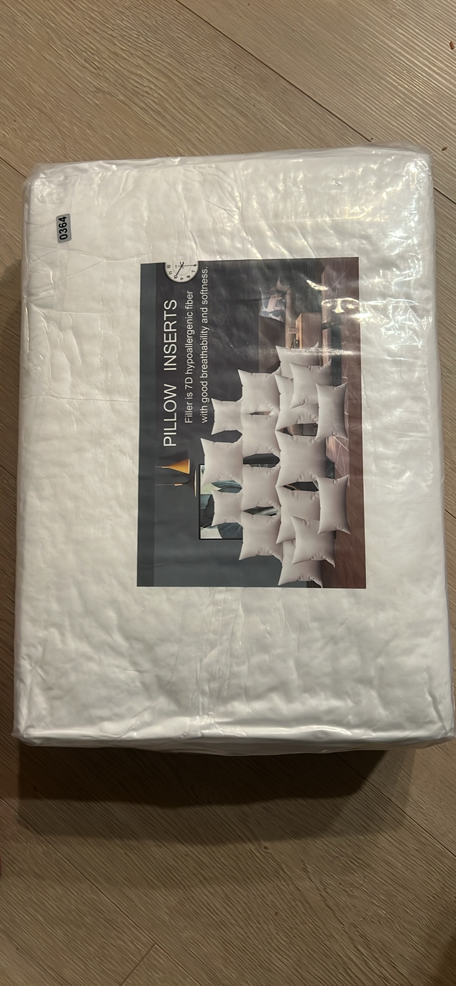 HuifengS Pillow Inserts, Hypoallergenic Square Form thumbnail