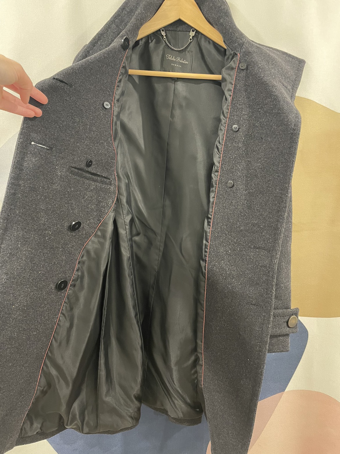 Aritzia Tatula Babaton winter jacket / coat - charcoal - Size XS image indicator(4)