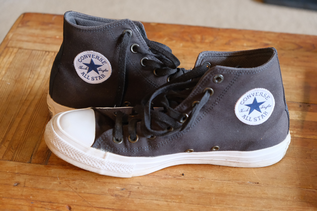 Black high top Converse (Men’s size 8)