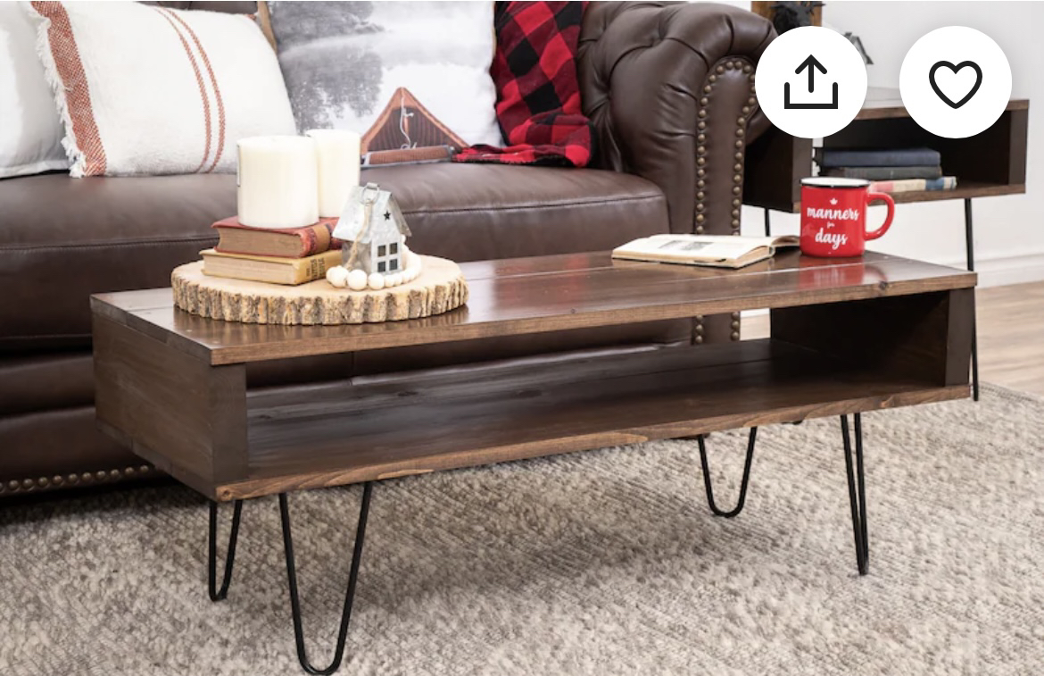 Modern coffee table / TV console