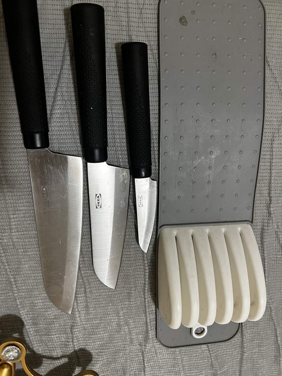 Ikea knife set with holder thumbnail