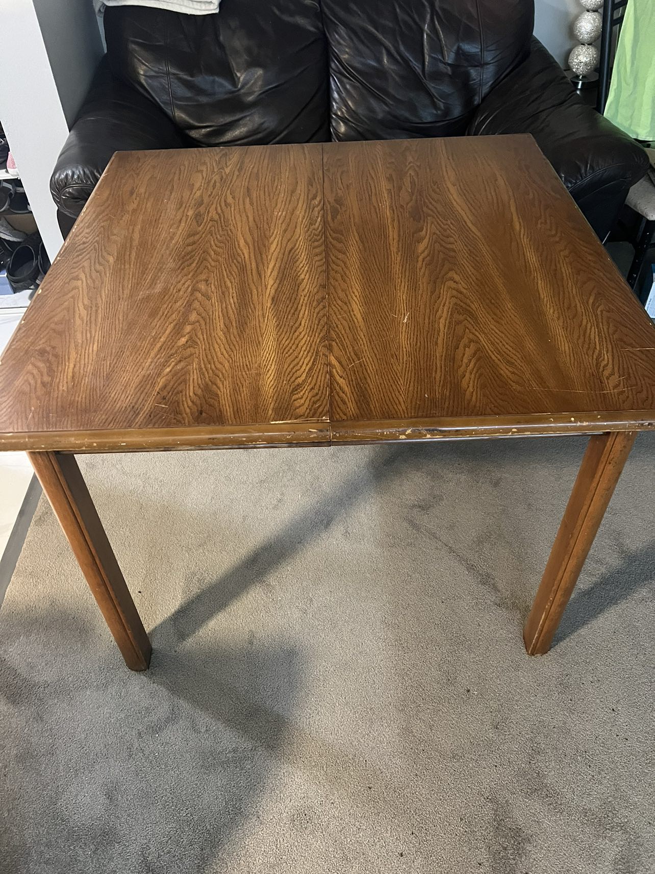 Sturdy wooden computer table- 40x40x30 inches - photo 4