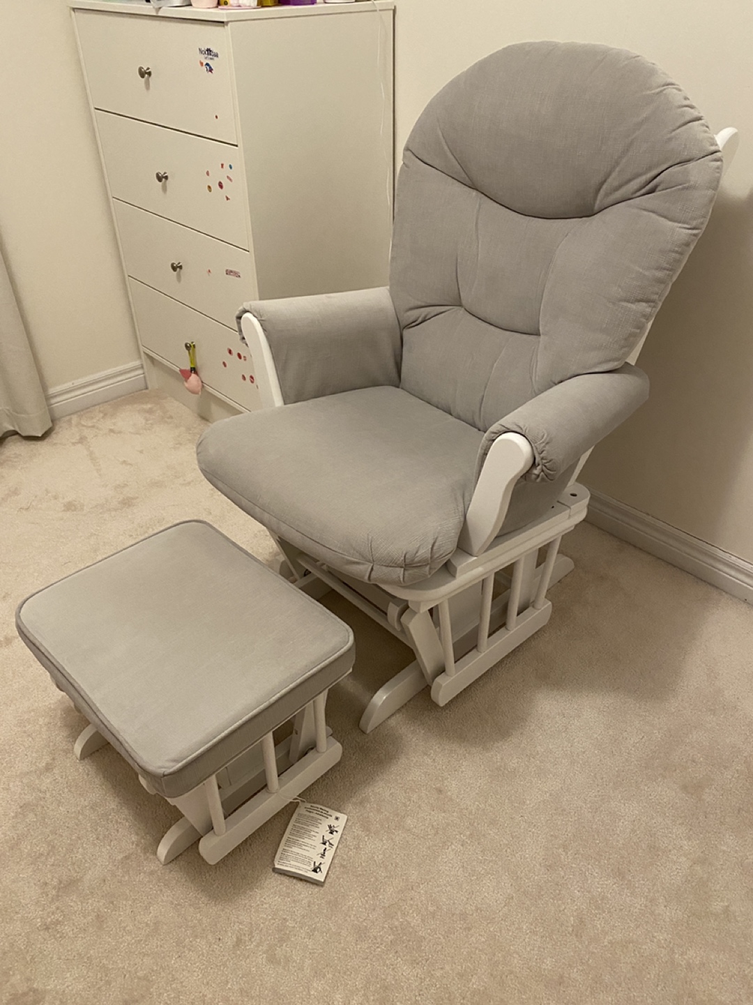 Shermag Glider (Rocking Chair) and Ottoman SET image indicator(3)