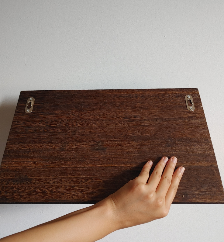 Wooden Key and Mail Organizer, Hang on Wall image indicator(4)