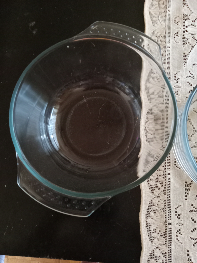 2 glass bowls and 1 baking dish