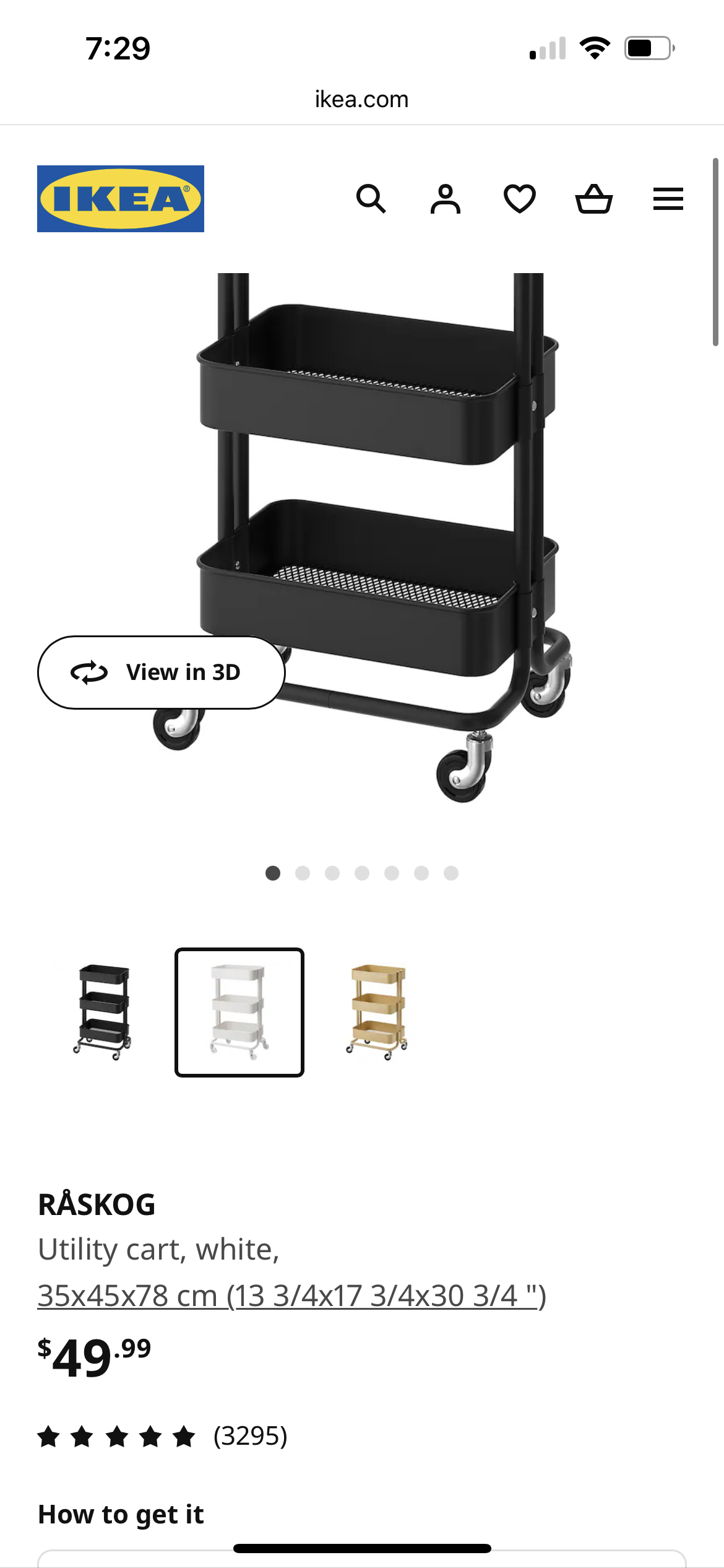 IKEA “Raskog” utility cart - photo 3