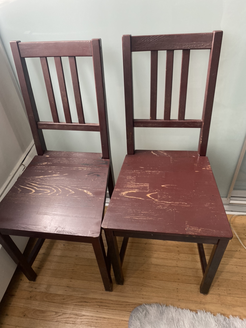 2 IKEA chairs ($10 for both) - photo 2