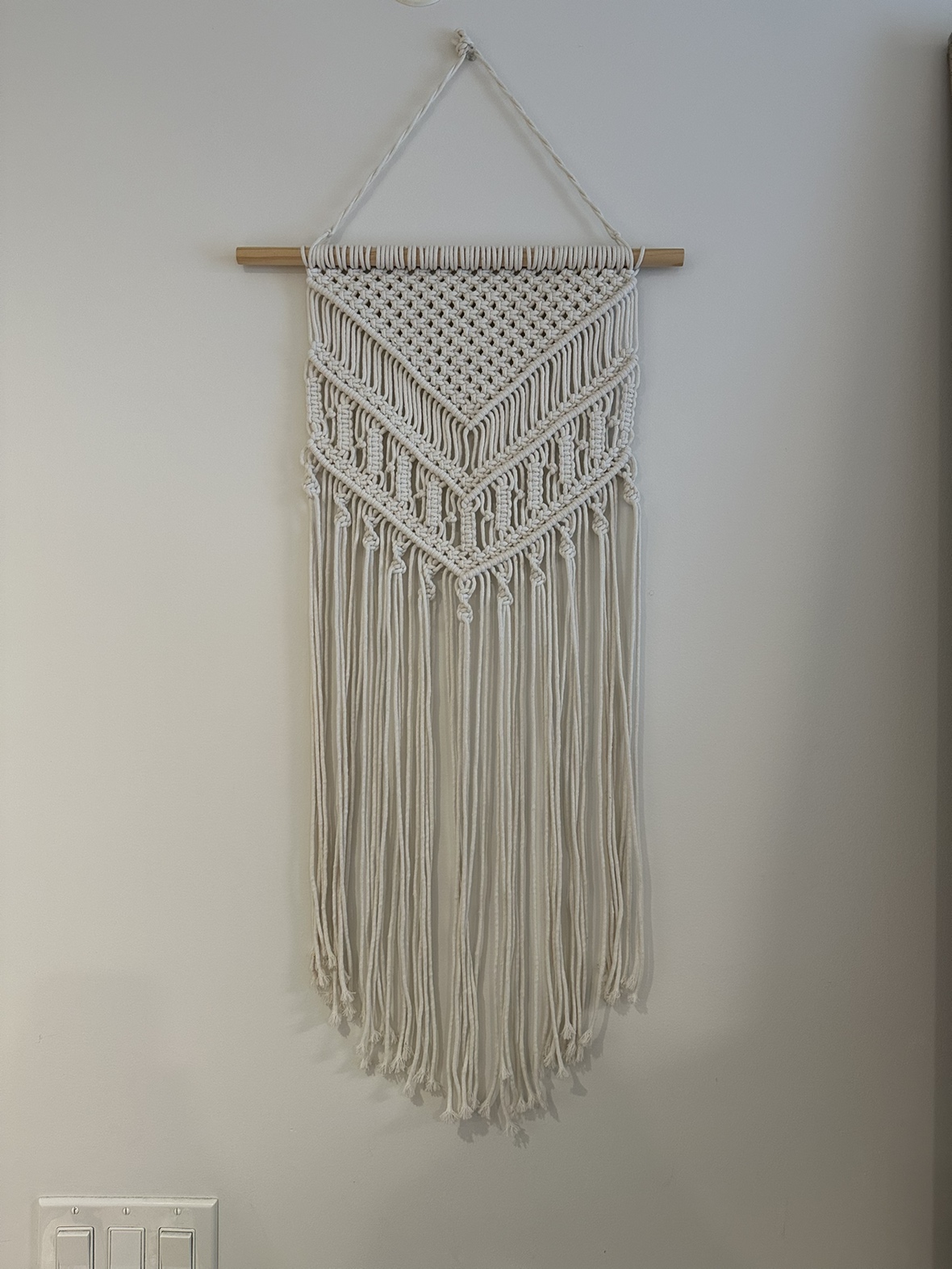 Macrame wall hanging