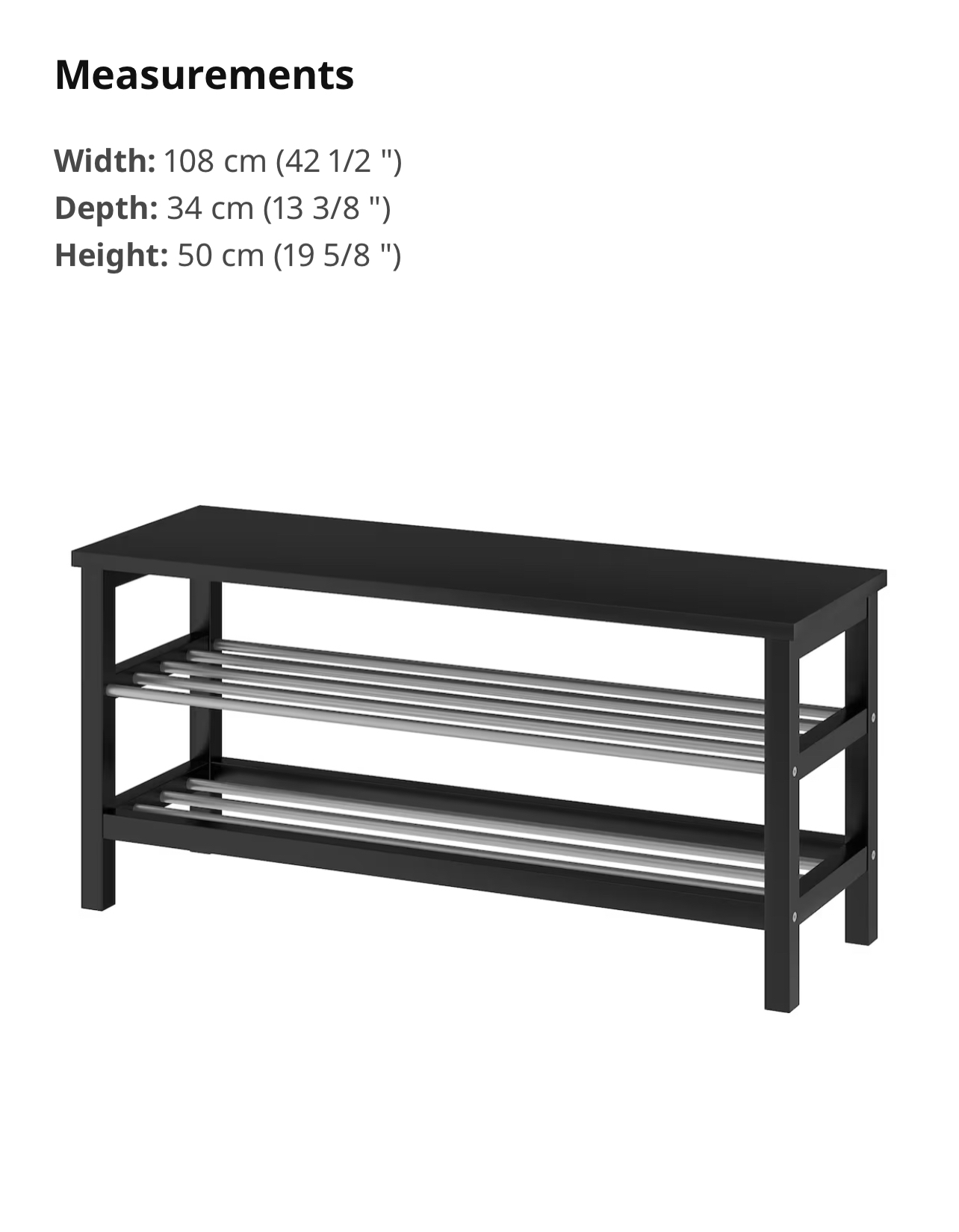 Bench/ shoe organizer