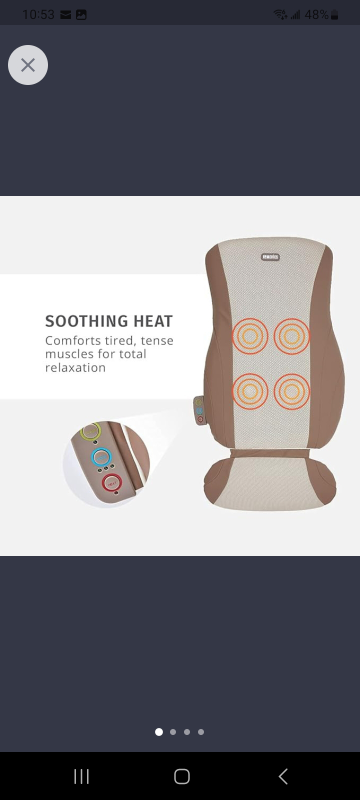 HoMedics Shiatsu Massage Cushion Sale with Heat