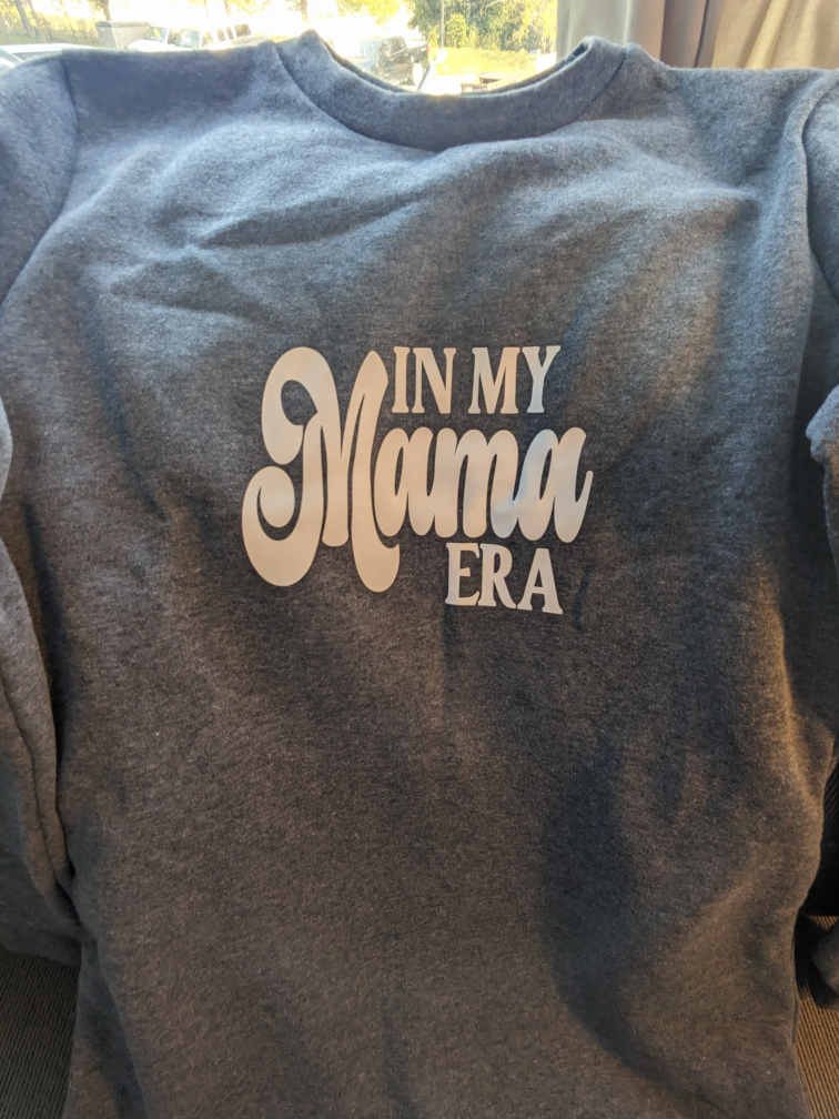Custom New Fleeced Dress "In my Mama Era" $20 size M - photo 2