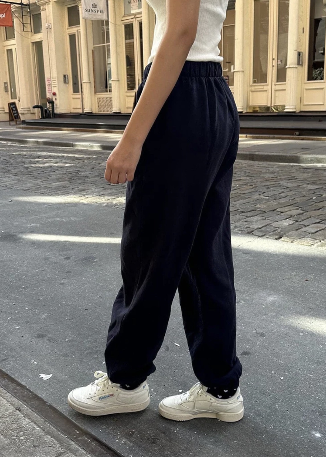 Brandy Melville Sweatpants in NAVY BLUE - photo 2
